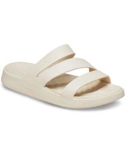 Crocs™ Getaway Strappy Mule Sandals - White