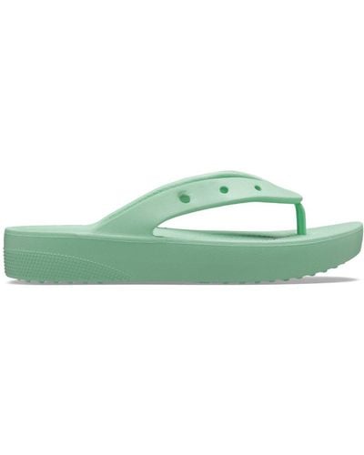Crocs™ Classic Platform Flip Flops - Green