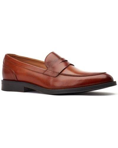 Base London Kennedy Loafers - Red