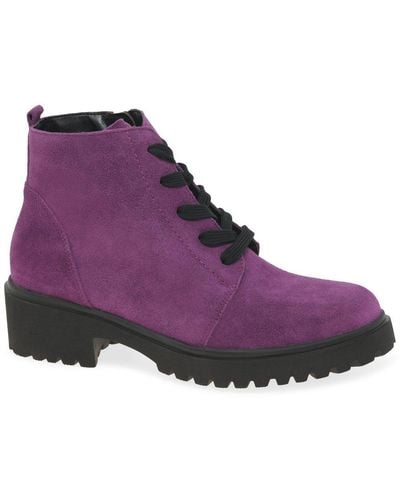 Waldläufer Lucille Ankle Boots - Purple