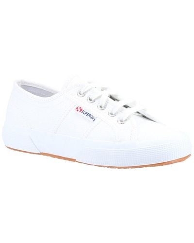 Superga 2750 Tumbled Leather Sneakers - White