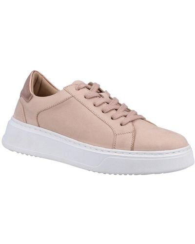 Hush Puppies Camille Lace Cupsole Sneakers - Pink