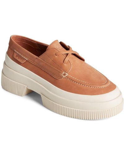 Sperry Top-Sider Platform Boat Shoes - Brown