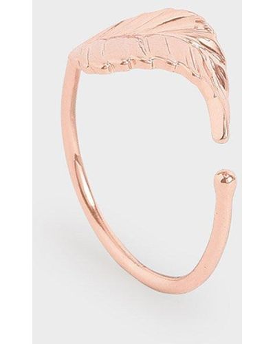Charles & Keith Leaf Band Ring - Multicolor