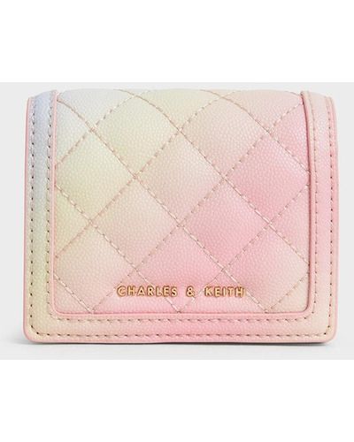 Charles & Keith Micaela Quilted Card Holder - Green