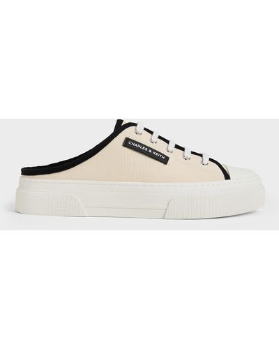 Charles & Keith Kay Canvas Slip-on Trainers - Multicolour