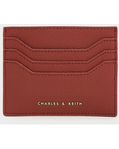 Charles & Keith Multi-slot Card Holder - Red