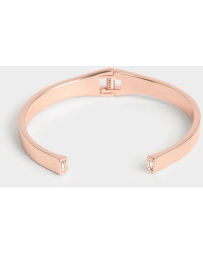 Charles & Keith Swarovski® Crystal Cuff Bracelet - Multicolor
