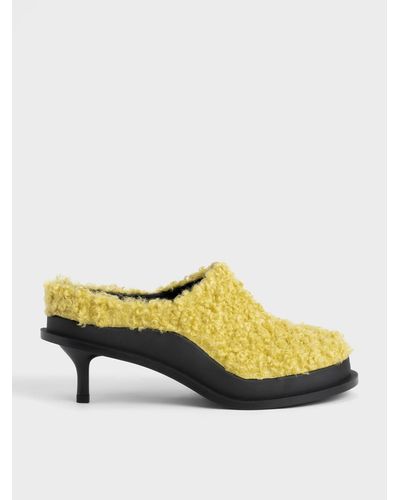 Yellow Mule shoes for Women | Lyst