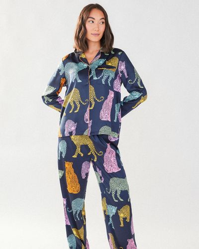 Navy Blue Pajamas for Women | Lyst