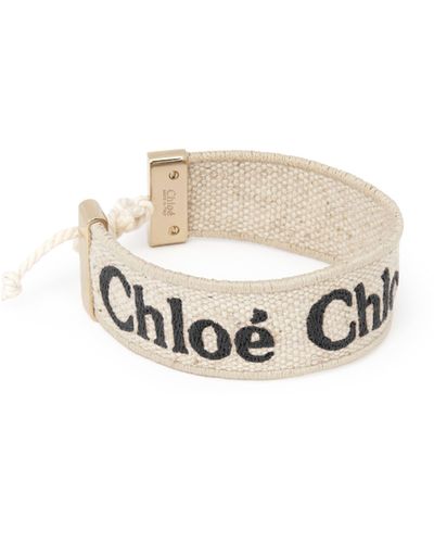 Chloé Woody Bracelet - White