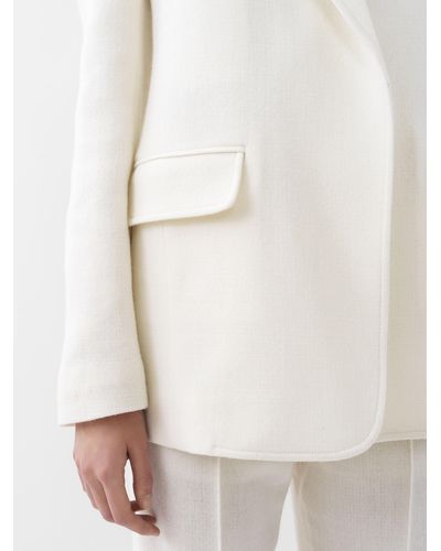 Chloé Buttonless Tailored Jacket - White
