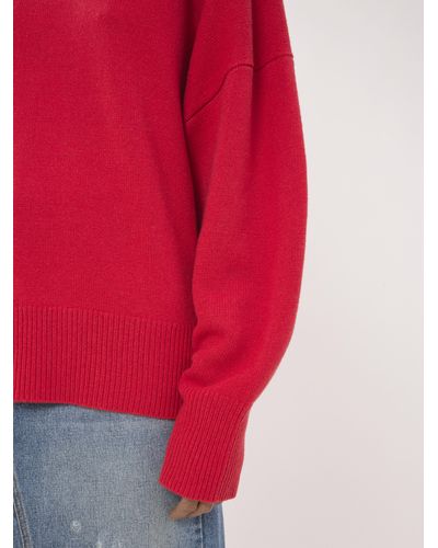 Chloé Generous Crew-neck Sweater - Red