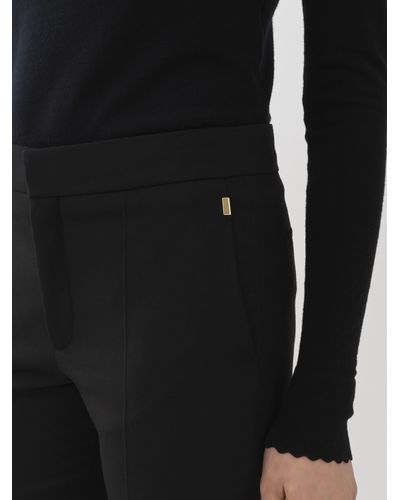 Chloé Cropped Cigarette Trousers - Black