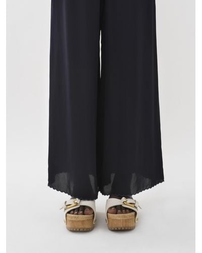 See By Chloé Embroidered Culotte Pants - Blue