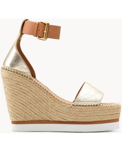 See By Chloé Glyn Espadrille Wedge - White