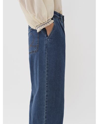 See By Chloé Tapered Denim Pants - Blue