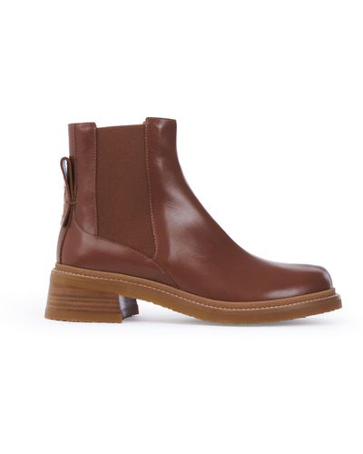 See By Chloé Bonni Flat Chelsea Boot - Brown