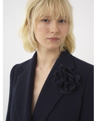 Chloé Buttonless Tailored Jacket - Blue
