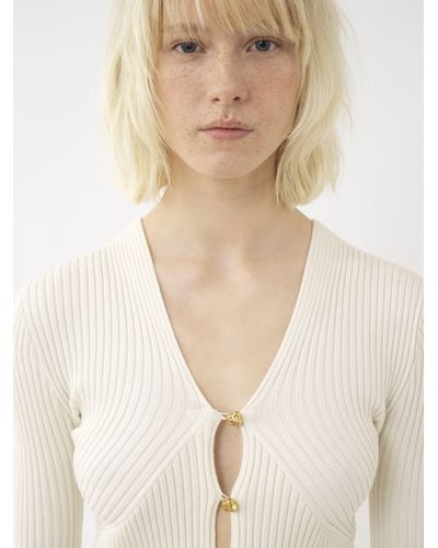 Chloé Fitted Cardigan - Natural