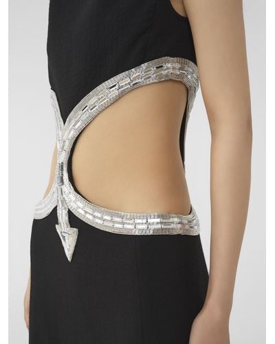 Chloé Embroidered Sleeveless Maxi Dress - Black