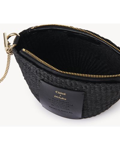Chloé Chloé Zippered Mini Basket With Chain - Black