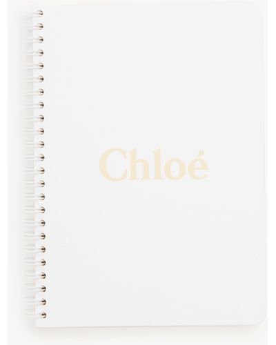 Chloé Marcie Notebook With Cover - White