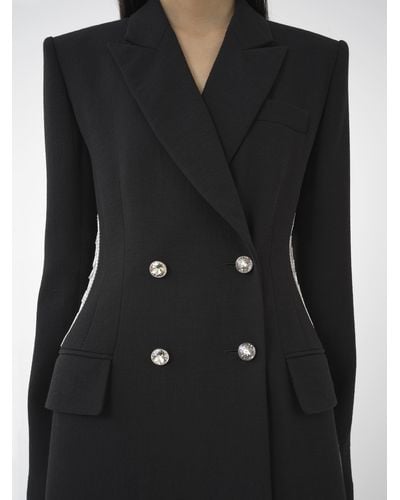 Chloé Embroidered Tailored Coat - Black