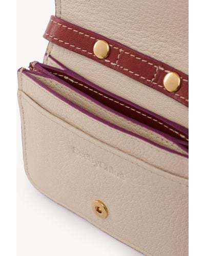 See By Chloé Layers Card Holder With Strap - Pink