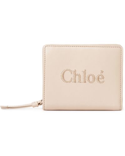 Chloé Chloé Sense Compact Wallet - Natural