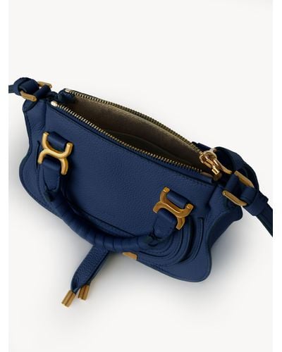Chloé Marcie Mini Double Carry Bag - Blue