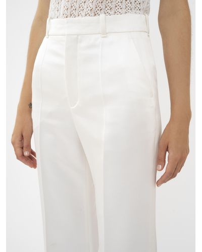 Chloé High-rise Tailored Pants - White