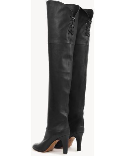 Chloé Eve Over-the-knee Boot - Black
