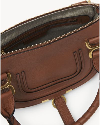 Chloé Marcie Small Double Carry Bag - Brown