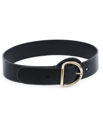 Chloé Large Tim Belt - Black