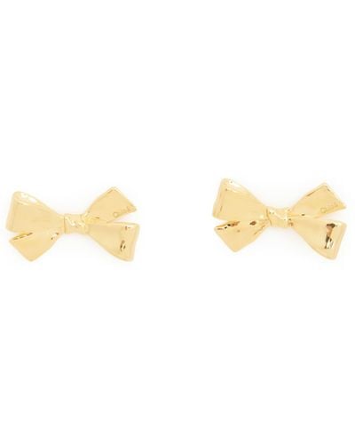 Chloé Lacey Earrings - White