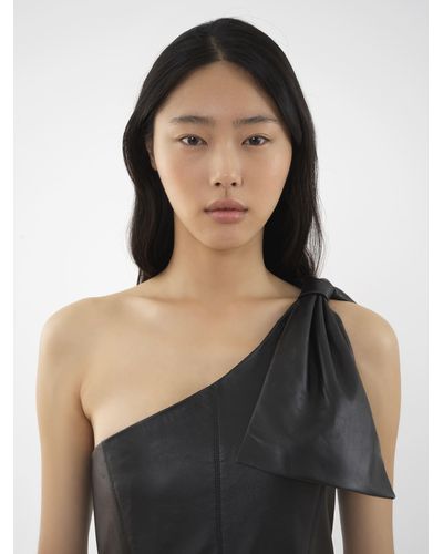 Chloé One-shoulder Long Dress - Black