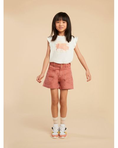 Chloé Coloured Shorts 100% Algodón - Neutro