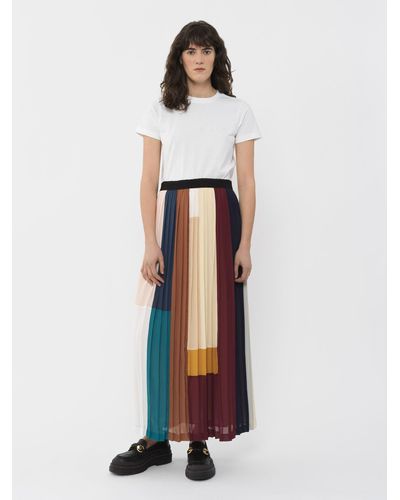 See By Chloé Patchwork "violet" Skirt - Multicolour
