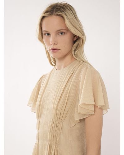 Chloé Wing-sleeve Top - Natural
