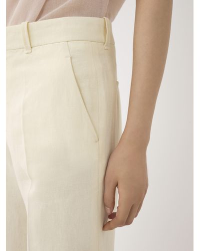 Chloé Low-waist Flare Trousers - Natural