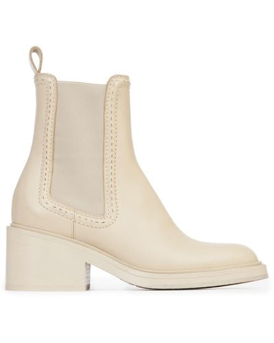 Chloé Mallo Ankle Boot - Natural