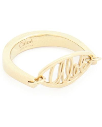 Chloé Darcey Lace Ring - White