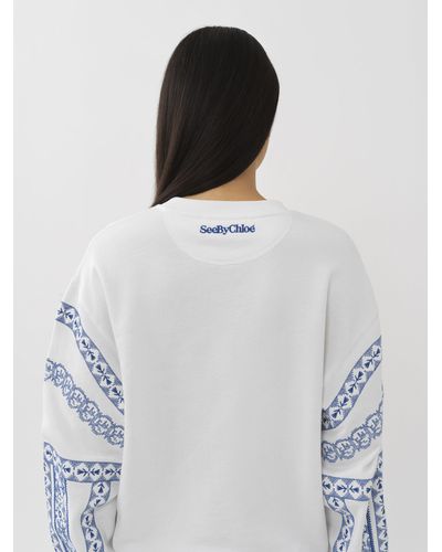 See By Chloé Embroidered Sweatshirt - White