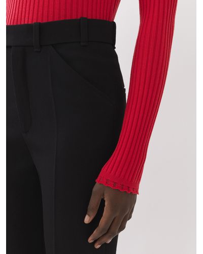 Chloé Fitted High-neck Sweater - Red