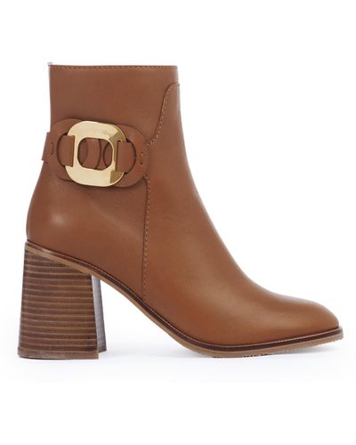 See By Chloé Chany Heeled Ankle Boot - Brown