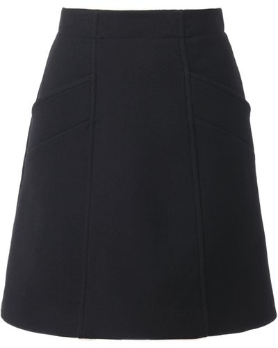 Chloé A-line Mini Skirt - Black