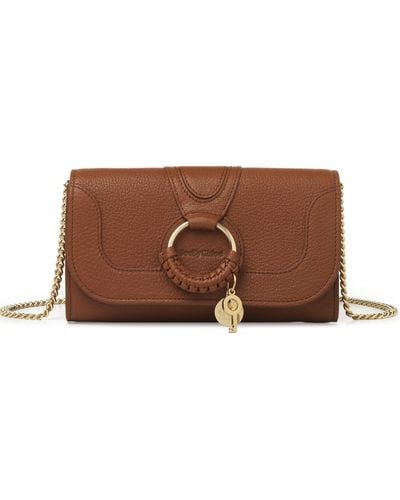 See By Chloé Hana Chain Wallet - Brown