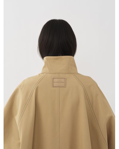 See By Chloé Single-breasted Cape - Natural