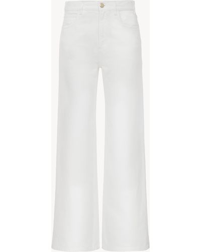 Chloé Ausgestellte Boyfriend-Jeans - Weiß